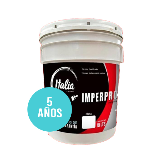 IMPERPROTTECTOR 5 AÑOS CUBETA 18 LTS. ROJO LADRILLO *AGOTAR EXISTENCIAS*