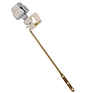 MANIVELA LATERAL DE BOTON METALICA P/WC VARILLA LATON  Modelo: 60-PL
