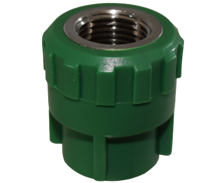 ADAPTADOR HEMBRA PPR INST/METALICO VERDE FUSION 3/4