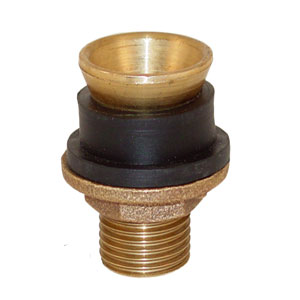 SPUD DE BRONCE CON EMPAQUE PARA MINGITORIO 32MM