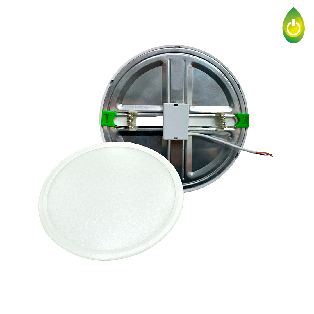 PLAFON LUMINARIO LED AJUSTABLE BLANCO LUZ CALIDA 15 W