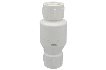 VALVULA CHECK RESTORTE PVC ROSCABLE 1 1/4