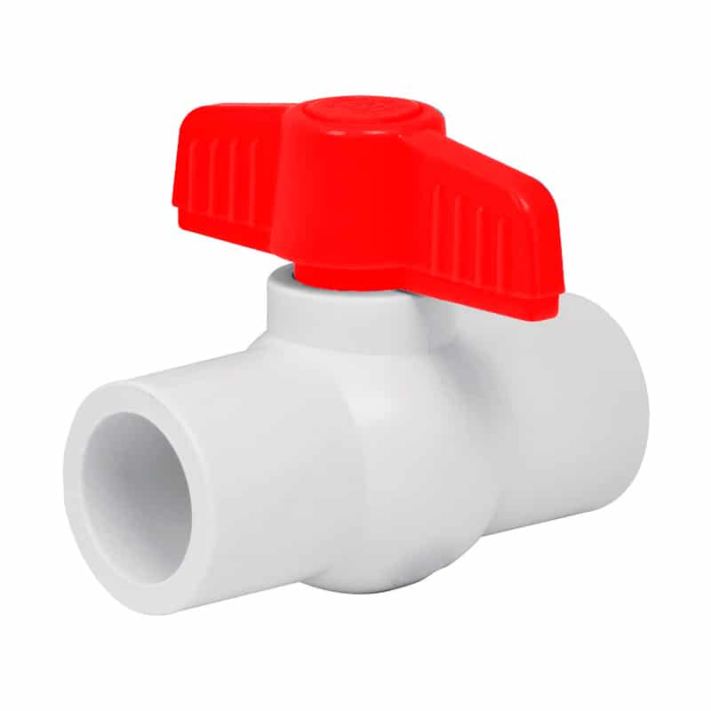 VALVULA DE PVC SOLDABLE 1 1/4