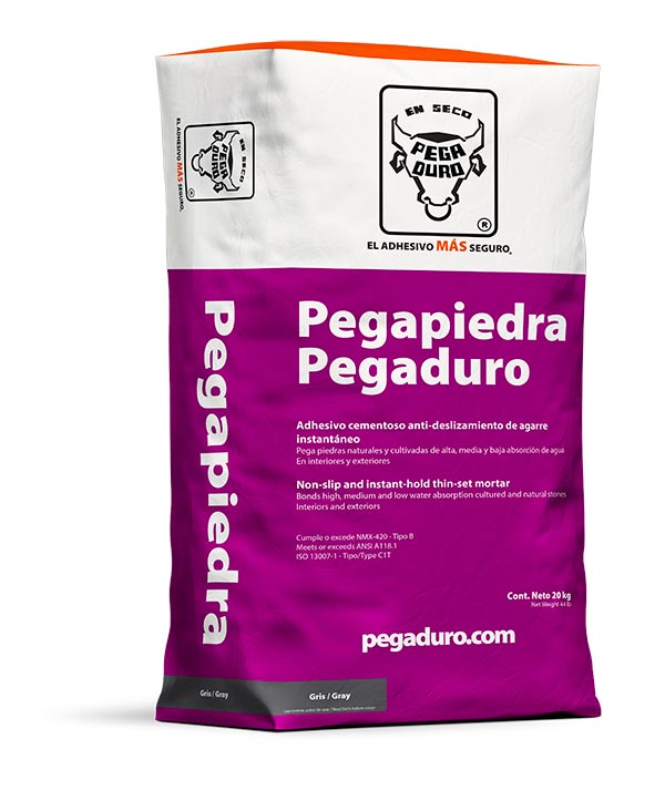PEGAPIEDRA PEGADURO GRIS