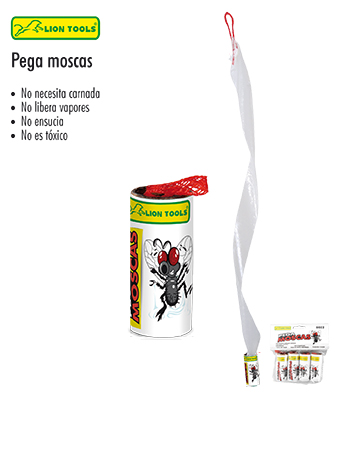 PEGA MOSCAS 4 ROLLOS LION TOOLS
