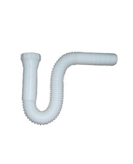 MEDIA TRAMPA CORRUGADA FLEXIBLE PARA LAVABO     Modelo: 02-095