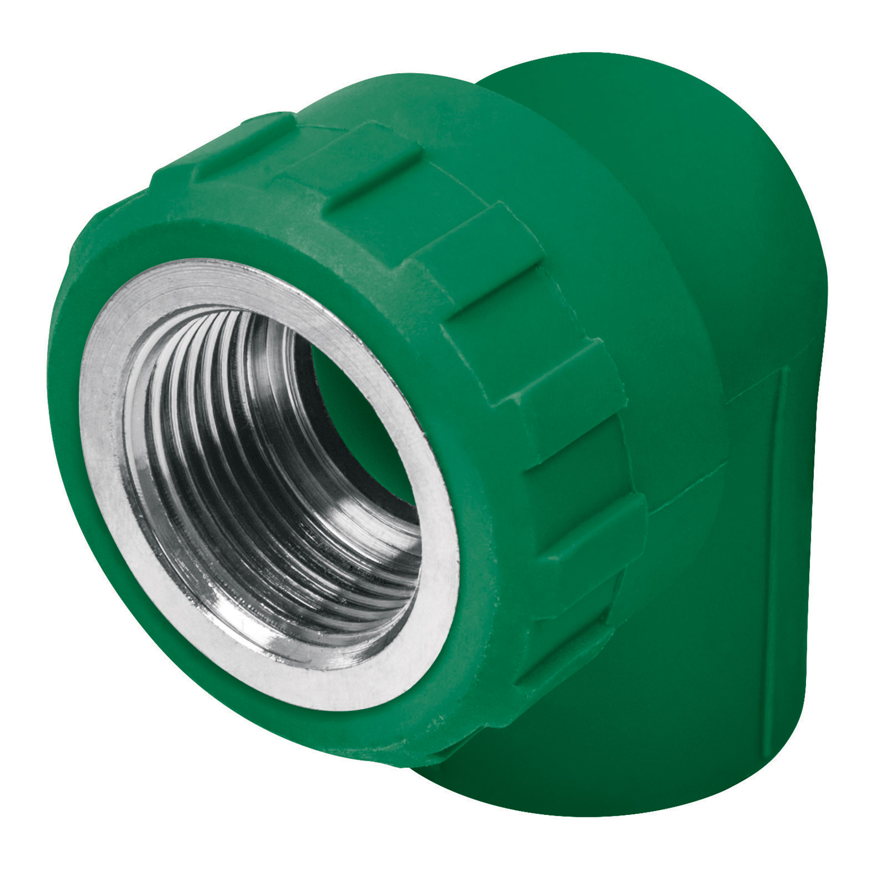 CODO 90 INS. MET. HEMBRA 25 X 1/2  POLIMEX VERDE K23   Modelo: 623225