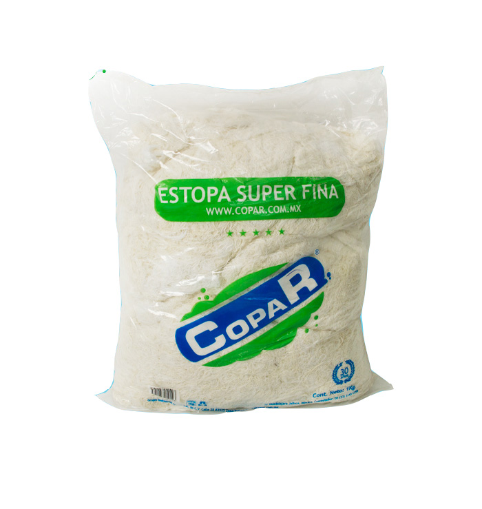 ESTOPA BLANCA SUPER FINA 1KG