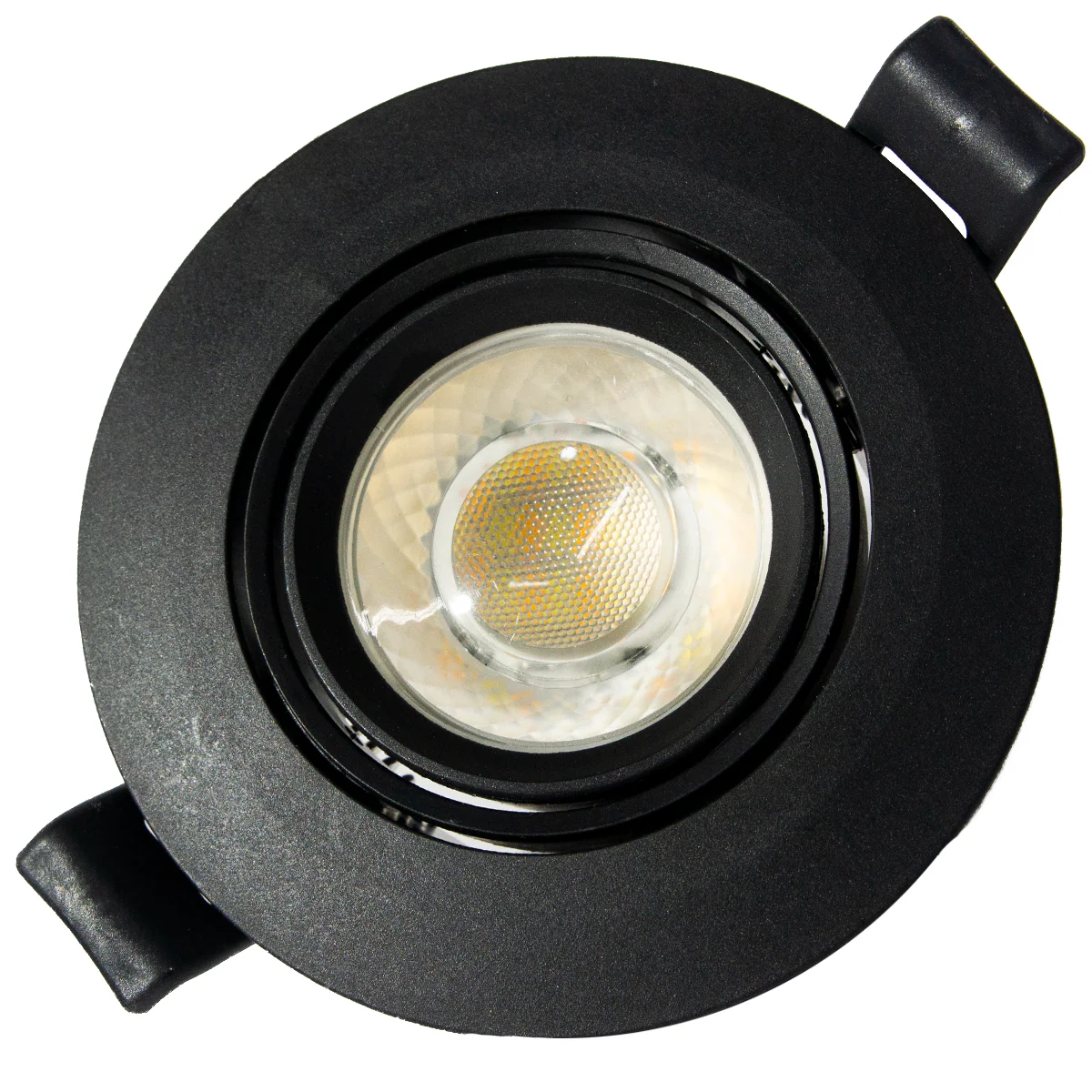 LUMINARIO DE LED DIRIGIBLE NEGRO PLAFON AJUSTABLE 3-5-7 W