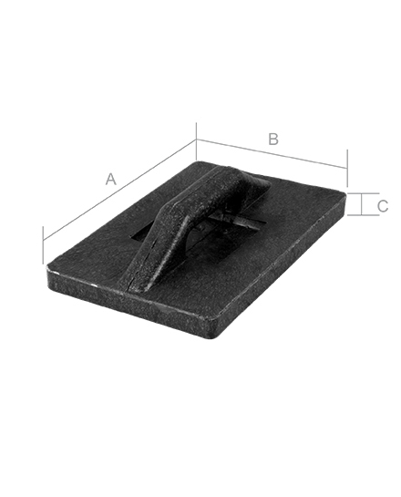 PLANA POLIETILENO ALTA DENSIDAD A:7CM B:15CM C:1.5CM   Modelo: 0464