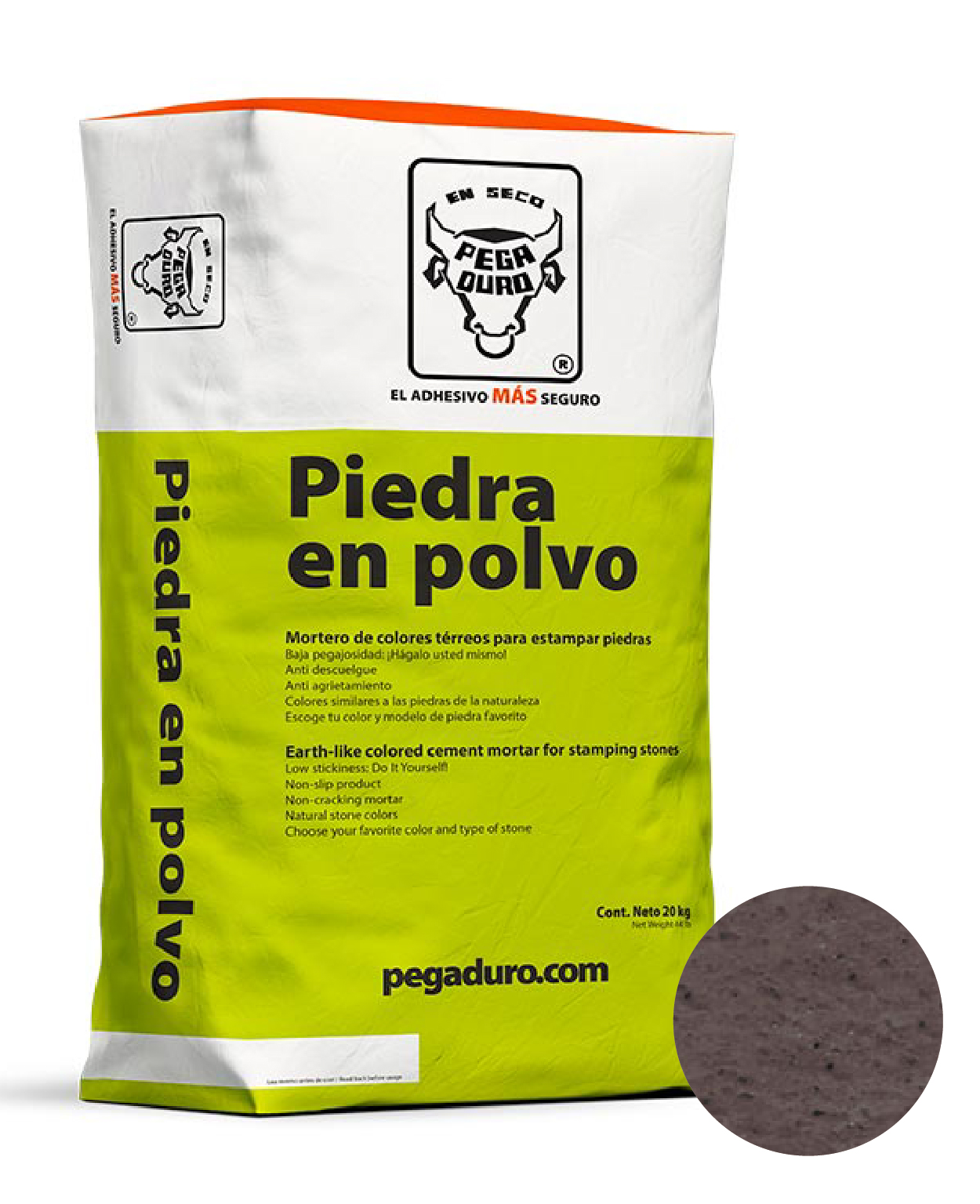 PIEDRA EN POLVO PARA PISO 20KG VOLCANICO
