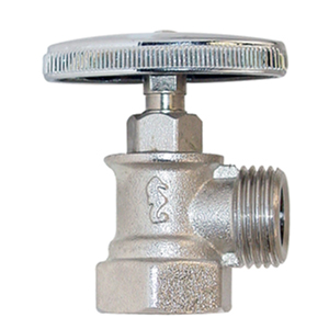 LLAVE DE CONTROL ANGULAR DE LATON ROSCABLE 1/2X1/2 S/TUERCA  Modelo: 25