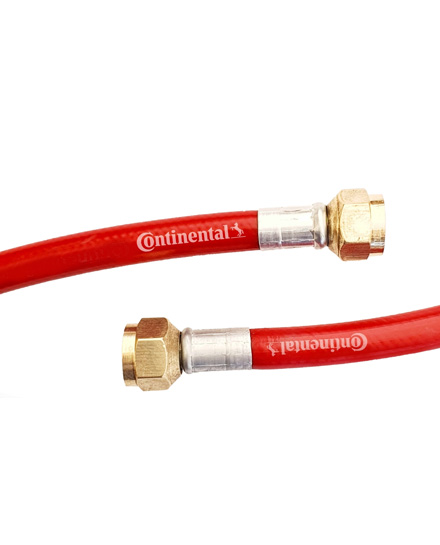 MANGUERA ROJA ALTA PRESION PARA GAS 3/8 X 3/8 10 MT