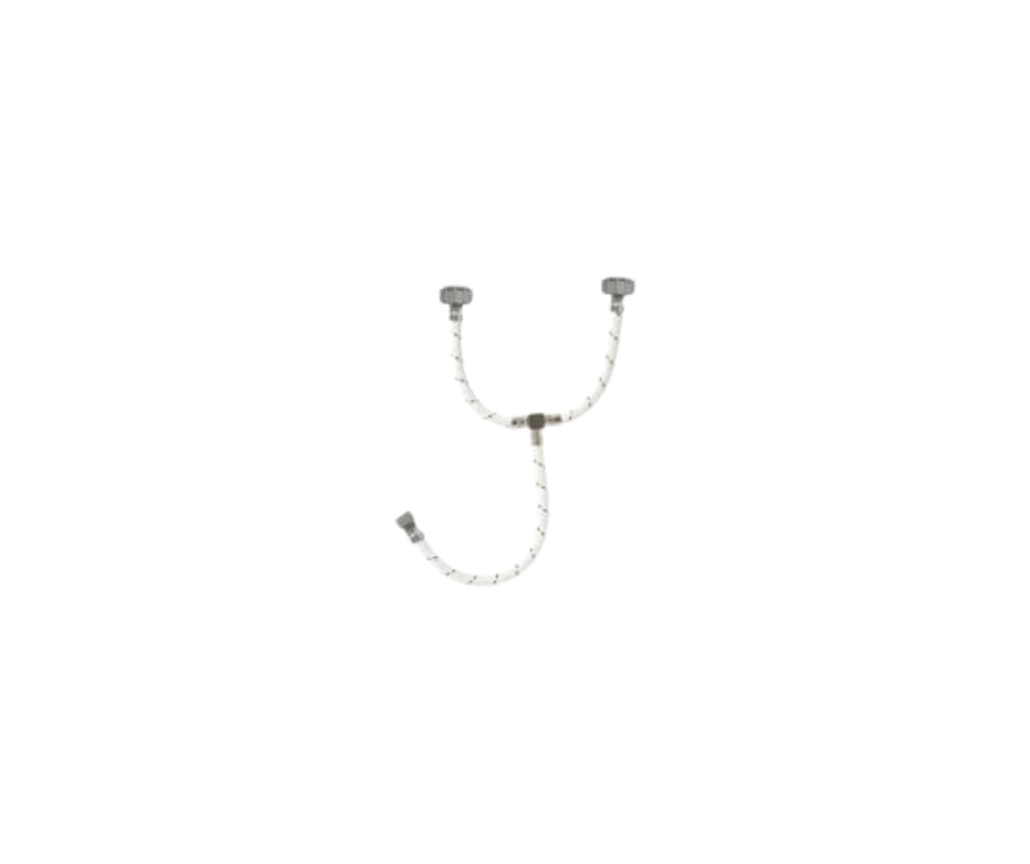 MANGUERA T LAVABO/FREGADERO VINILO BLANCO   Modelo: VLB-T20