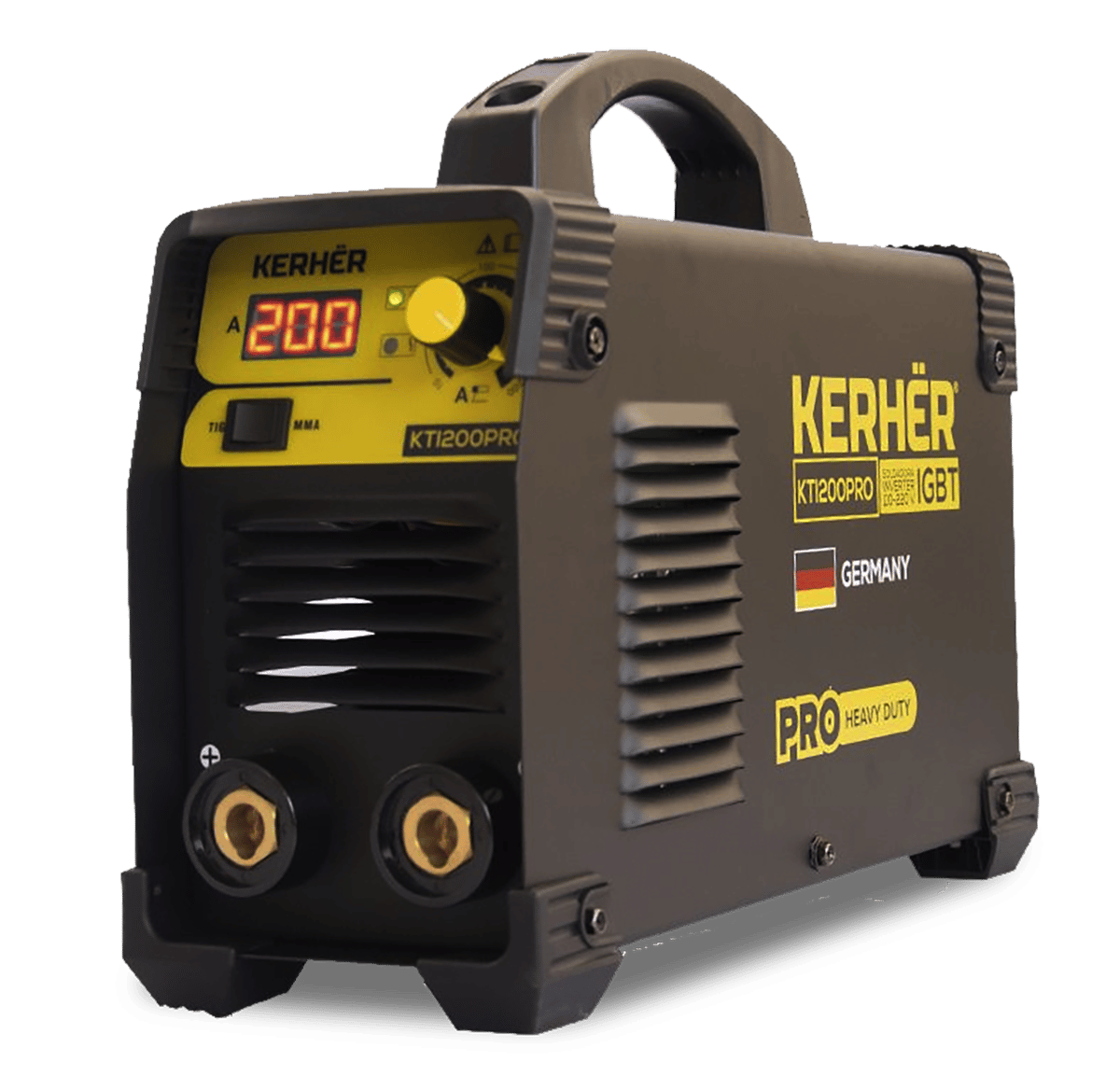 SOLDADORA INVERSOR TIG Y ELECTRODO 200 AMP KERHER