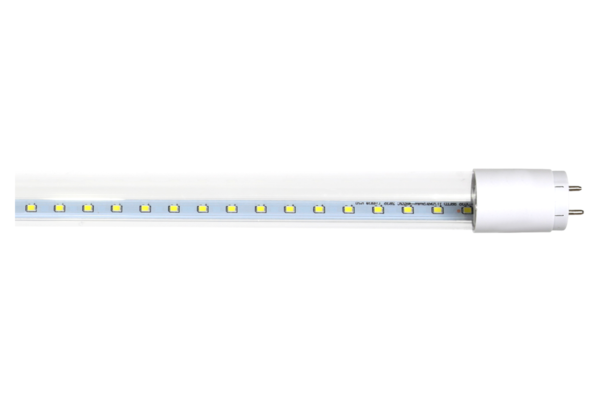 TUBO DE LED T8 18W 6500K 120CM CUBIERTA CRISTAL TRANSPARENTE