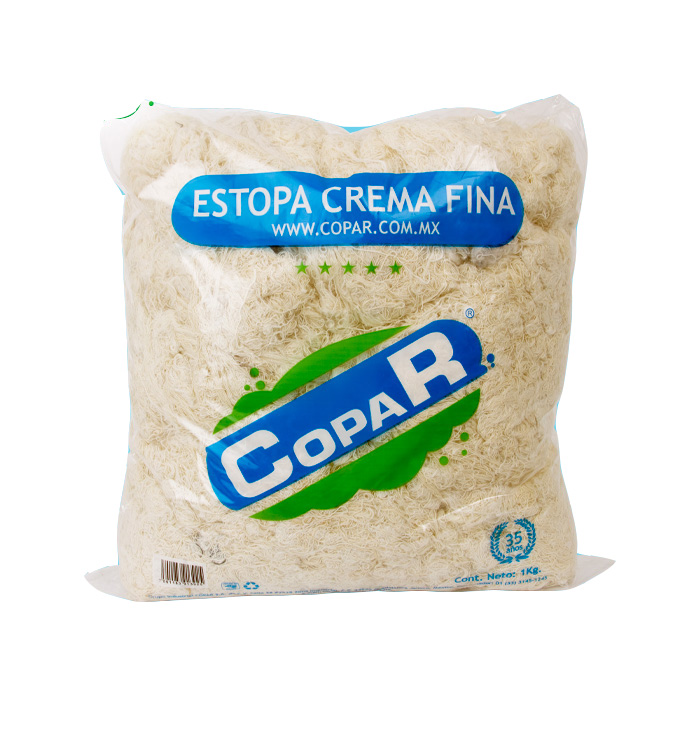 ESTOPA CREMA FINA 1KG