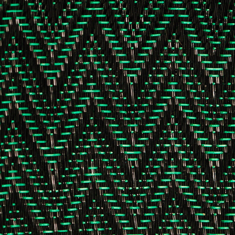 MALLA SOMBRA 95% X 3.70 COLOR VERDE ZIGZAG 50 MTS